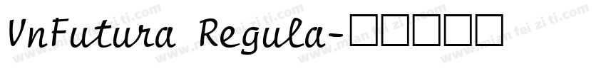 VnFutura Regula字体转换